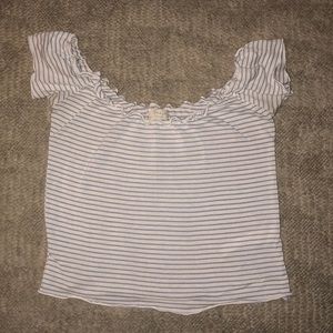 Brandy Melville stripped crop top